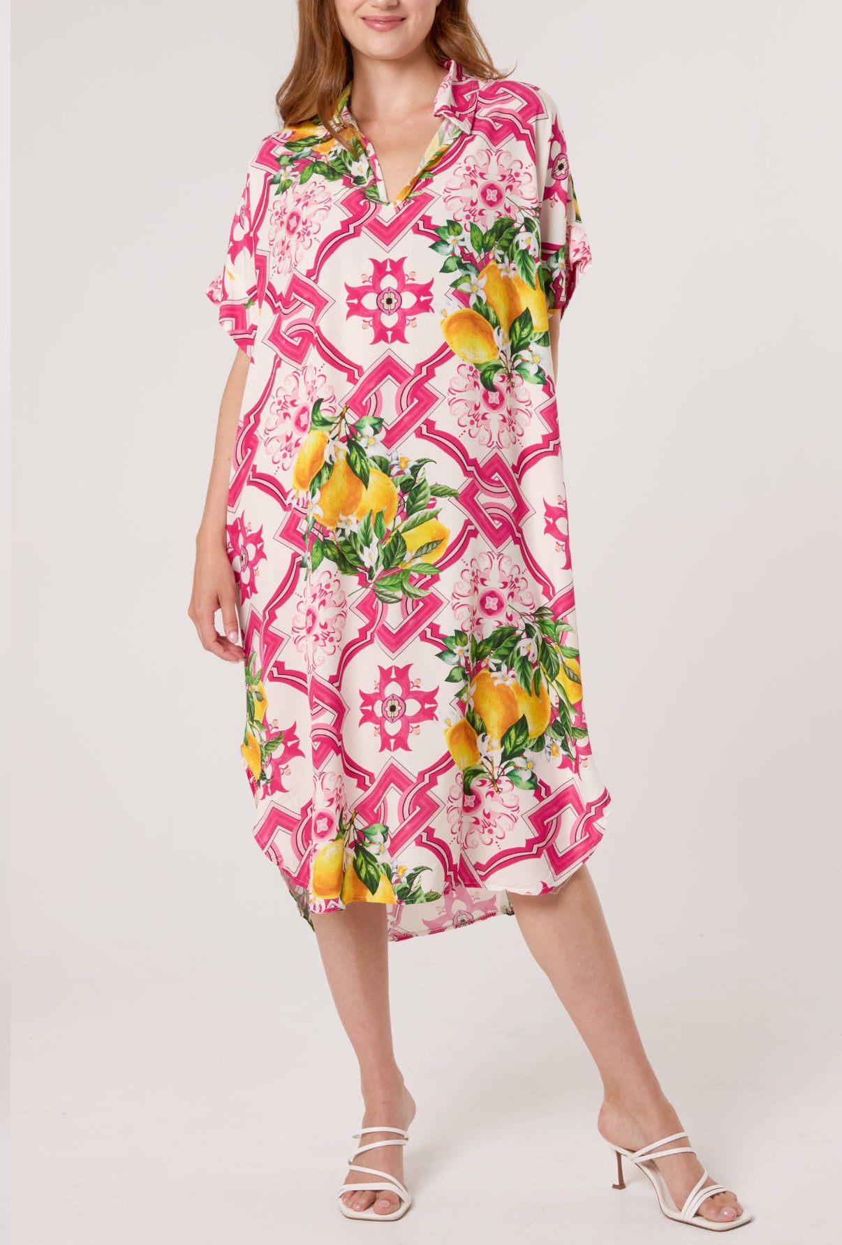 Lemon Print Tunic