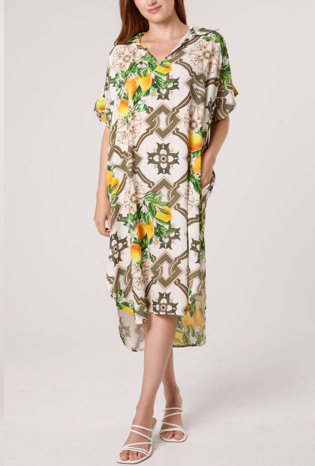 Lemon Print Tunic