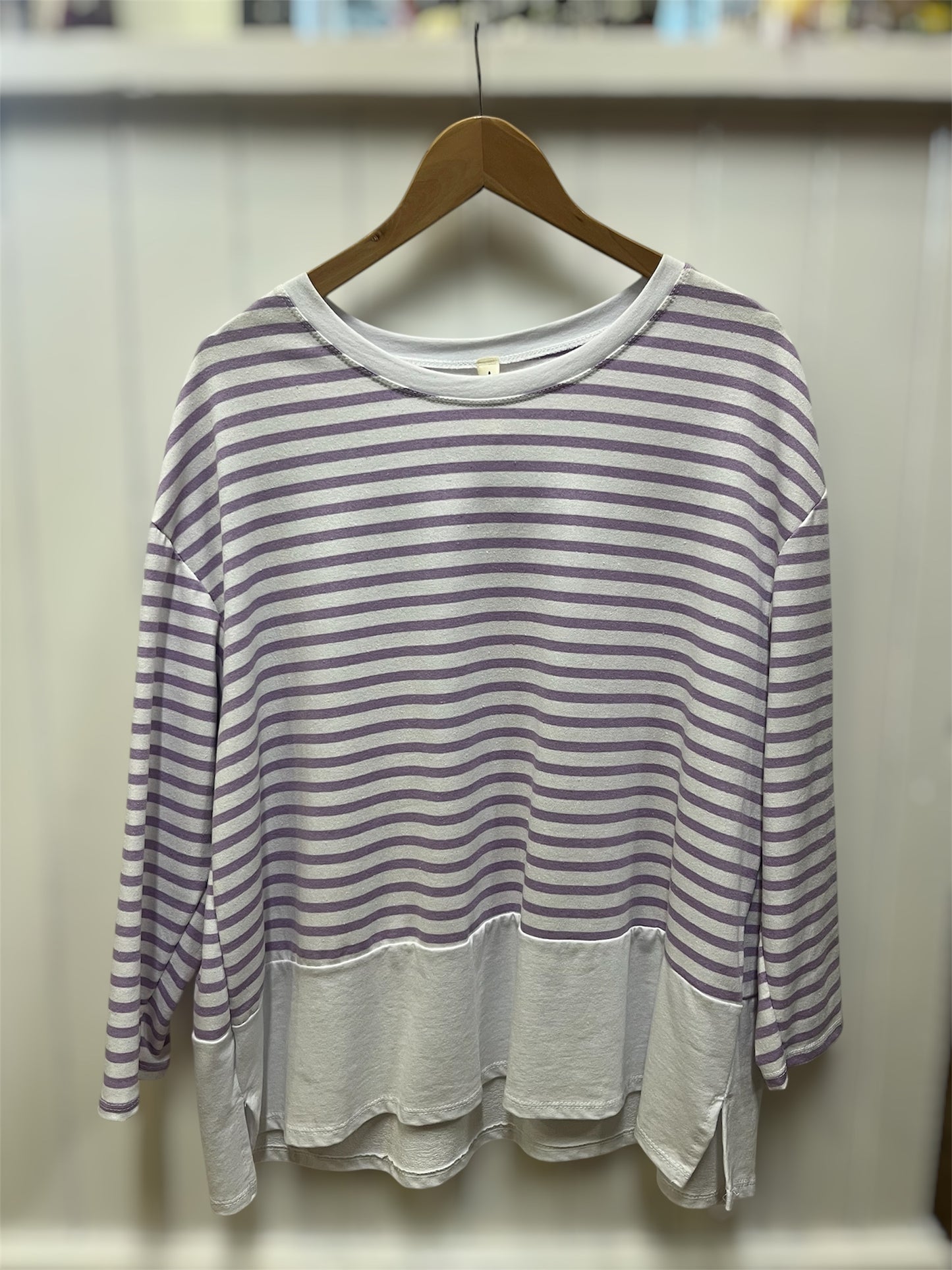 Stripe Jersey Purple