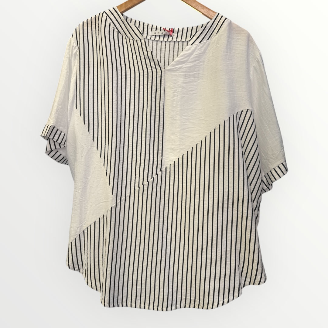 Stripe Cotton Blend