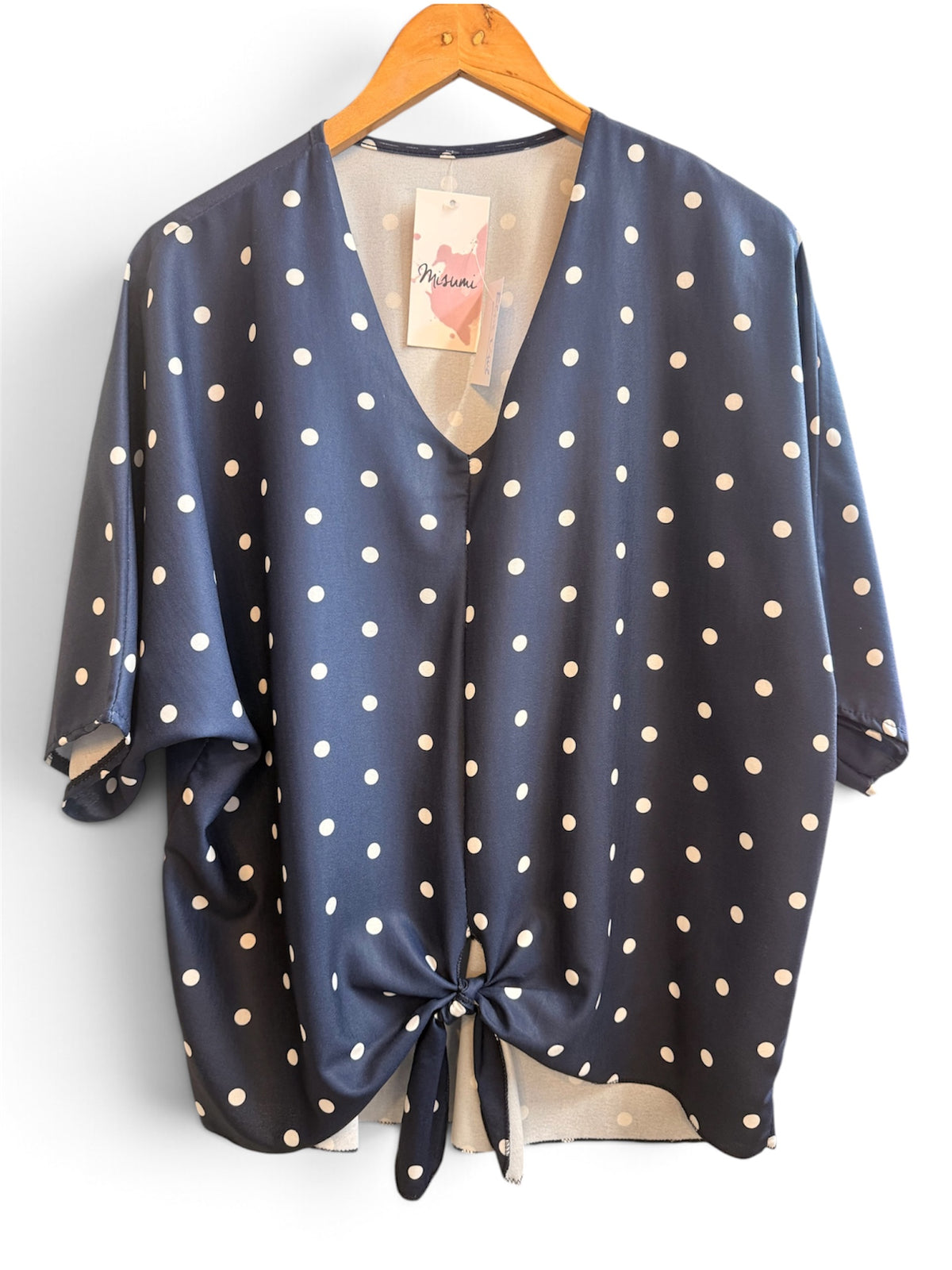 Polka Tie Front