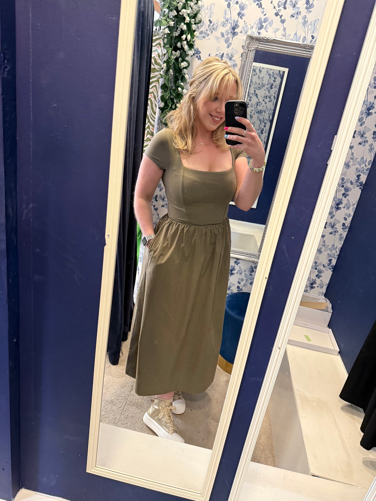 Pocket Midi Dress