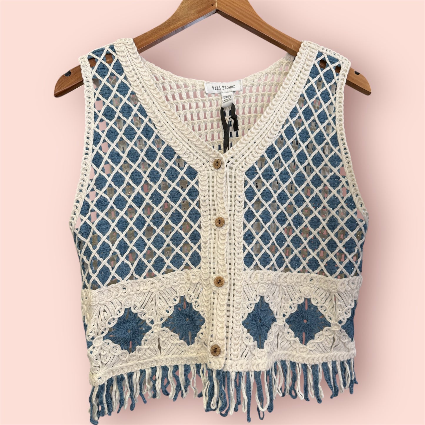 Crochet Fringe Waiscoat