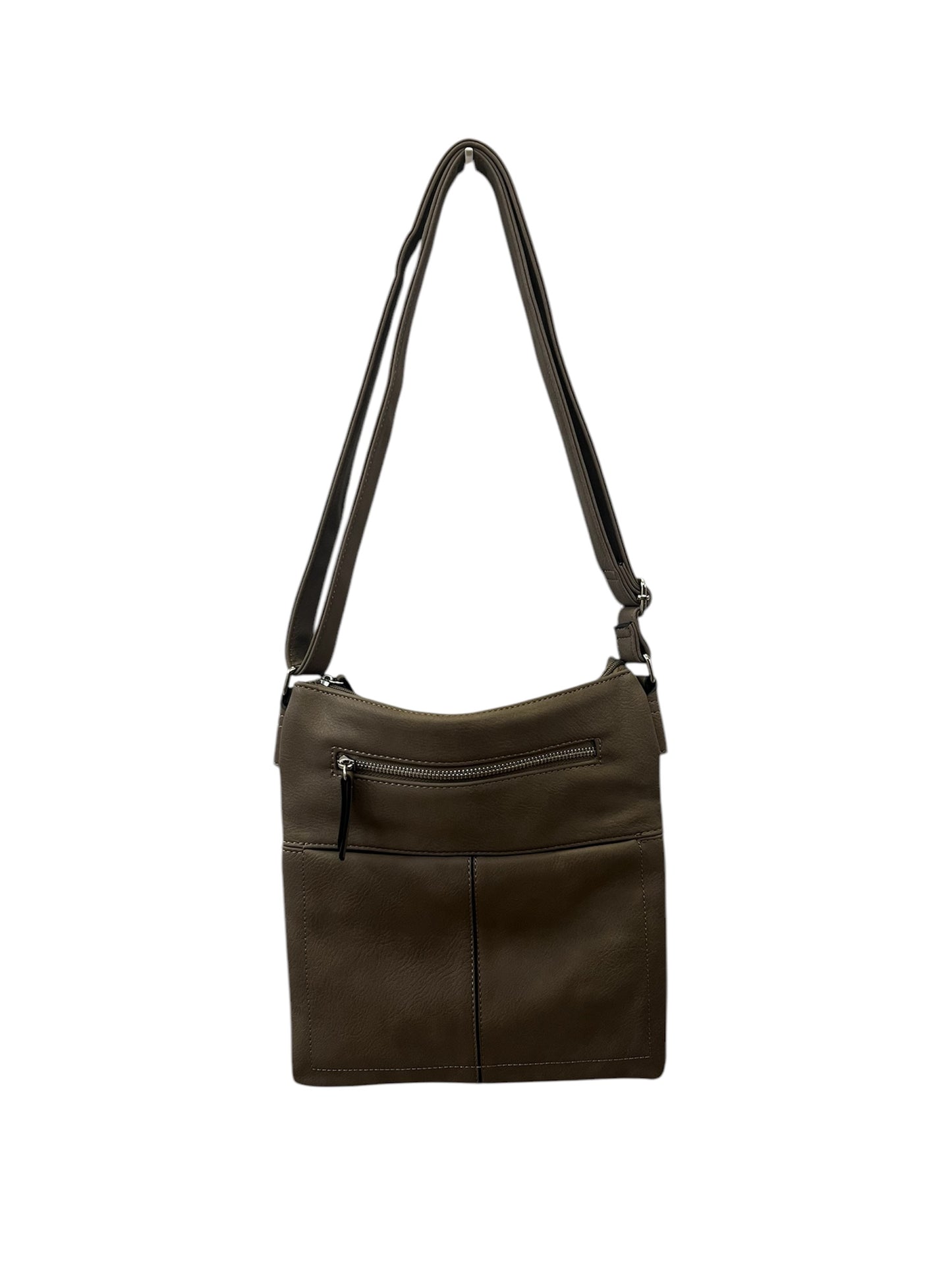Zip Messenger Taupe