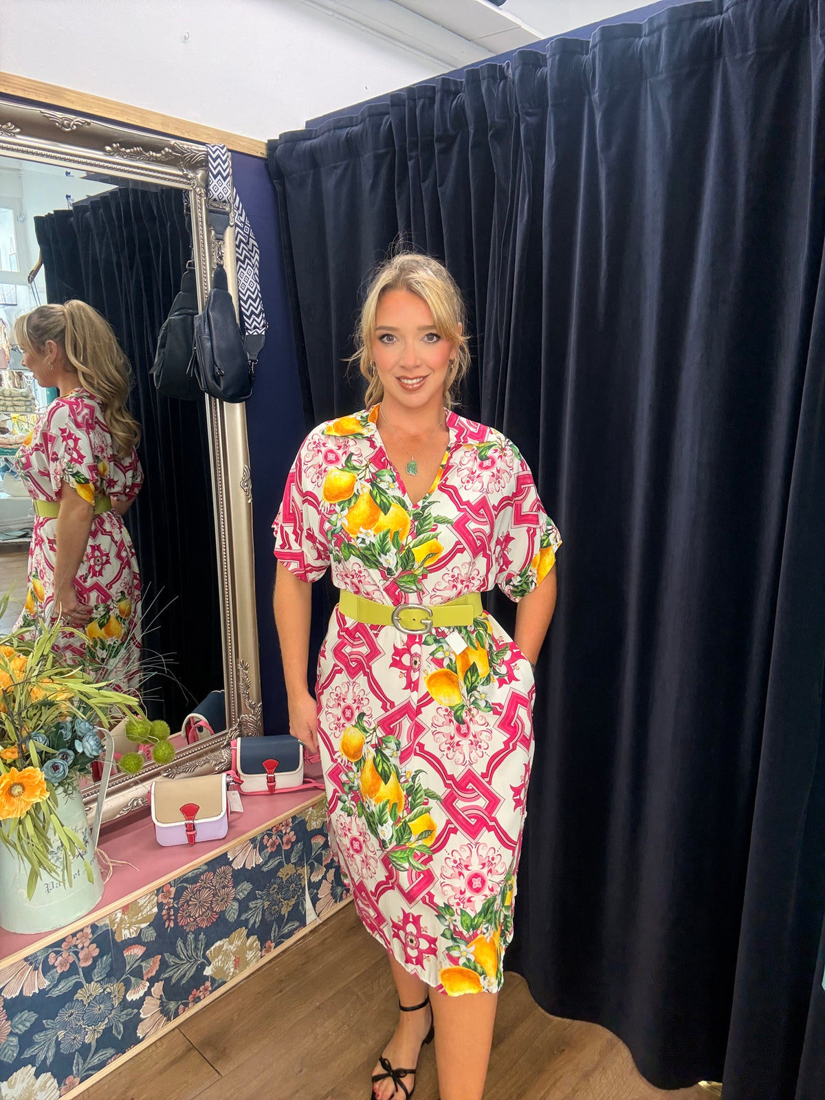 Lemon Print Tunic