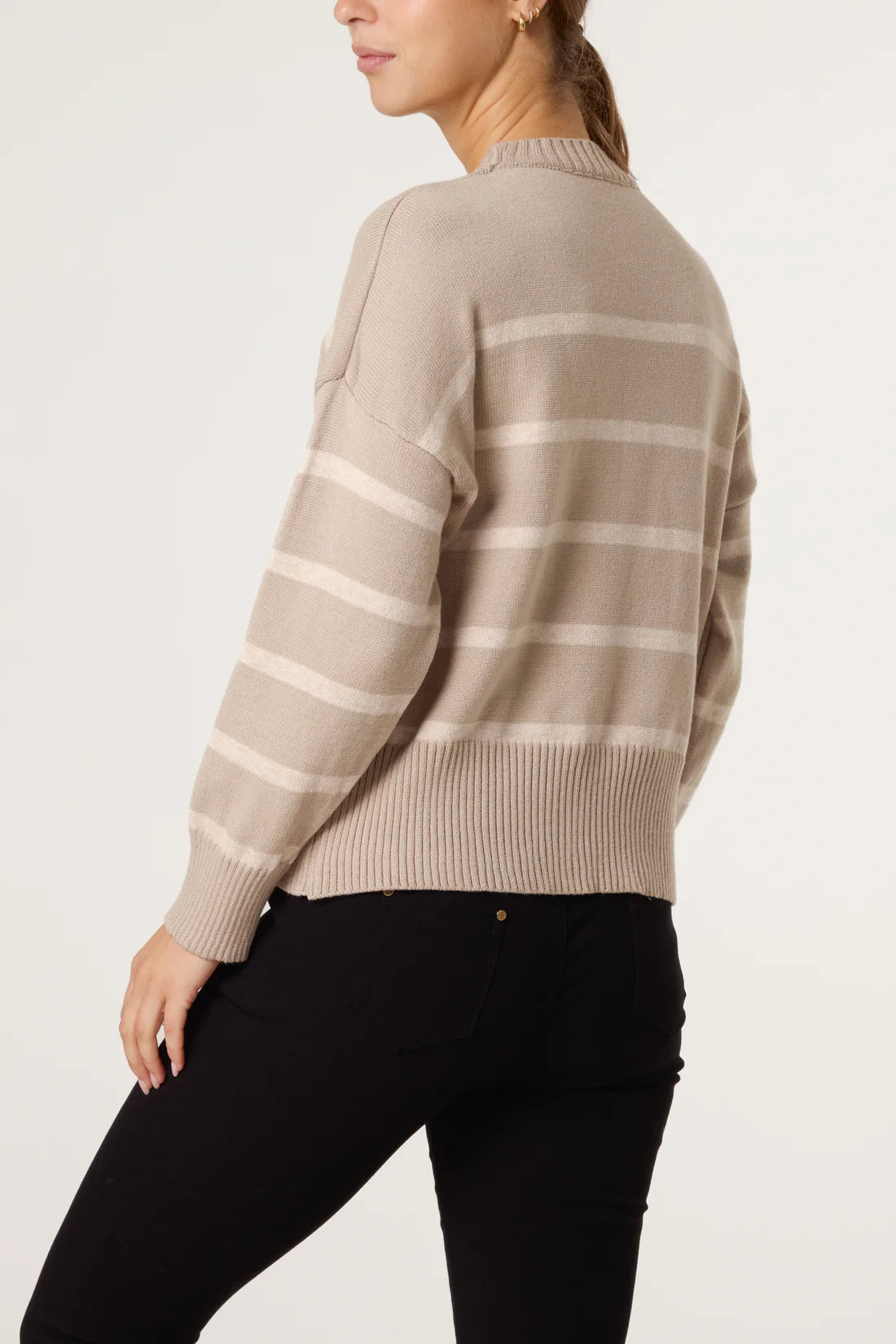 Stripe Jumper Mocha