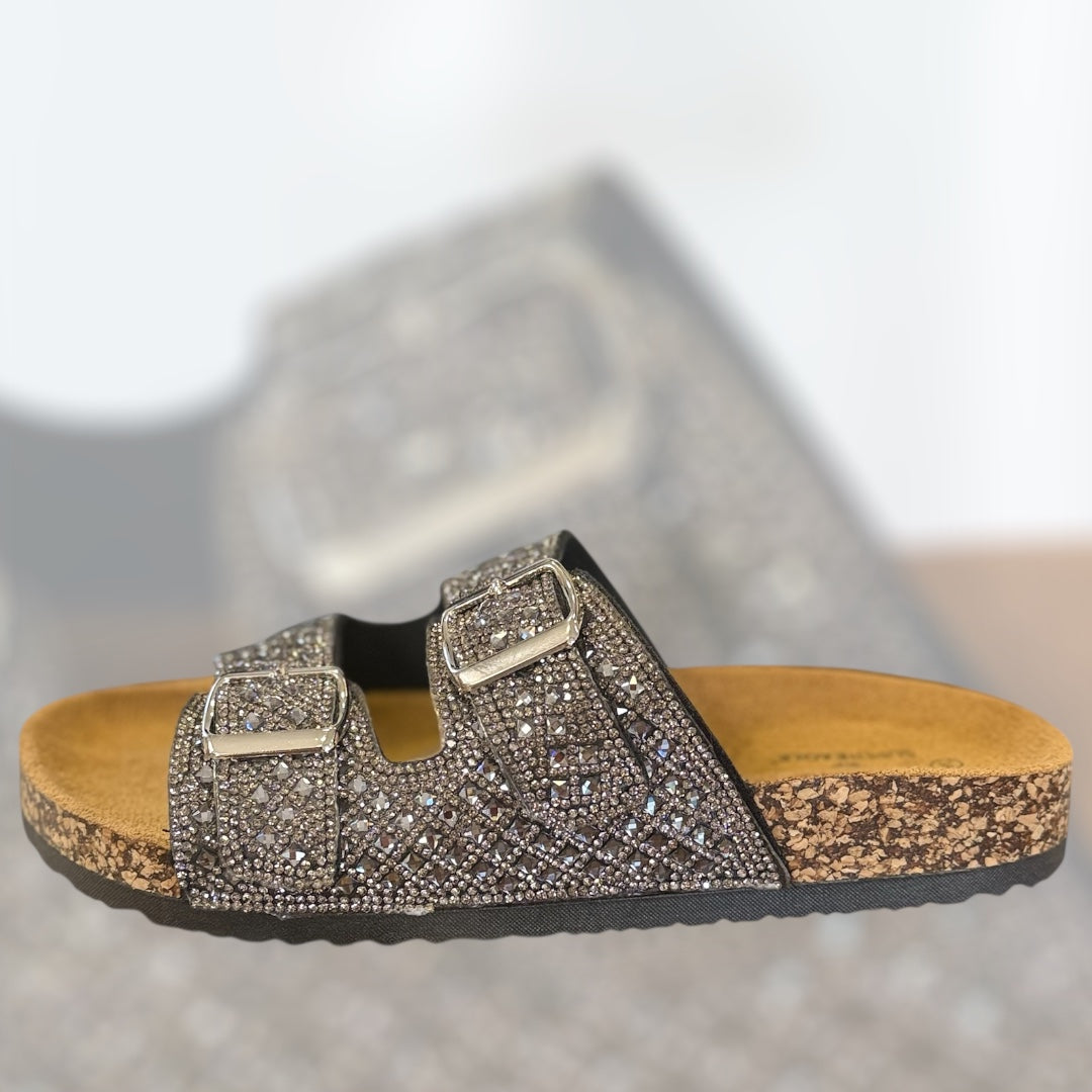 Sparkle Sandal - Grey