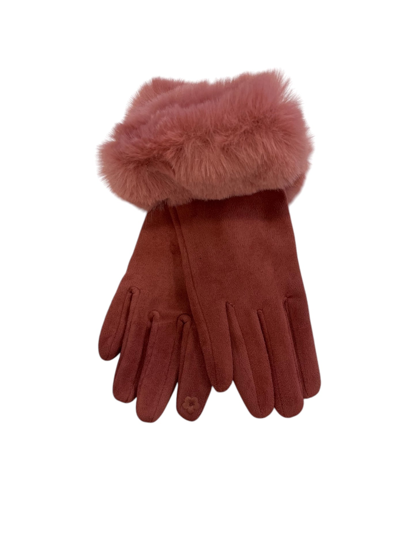 Fur Trim Gloves