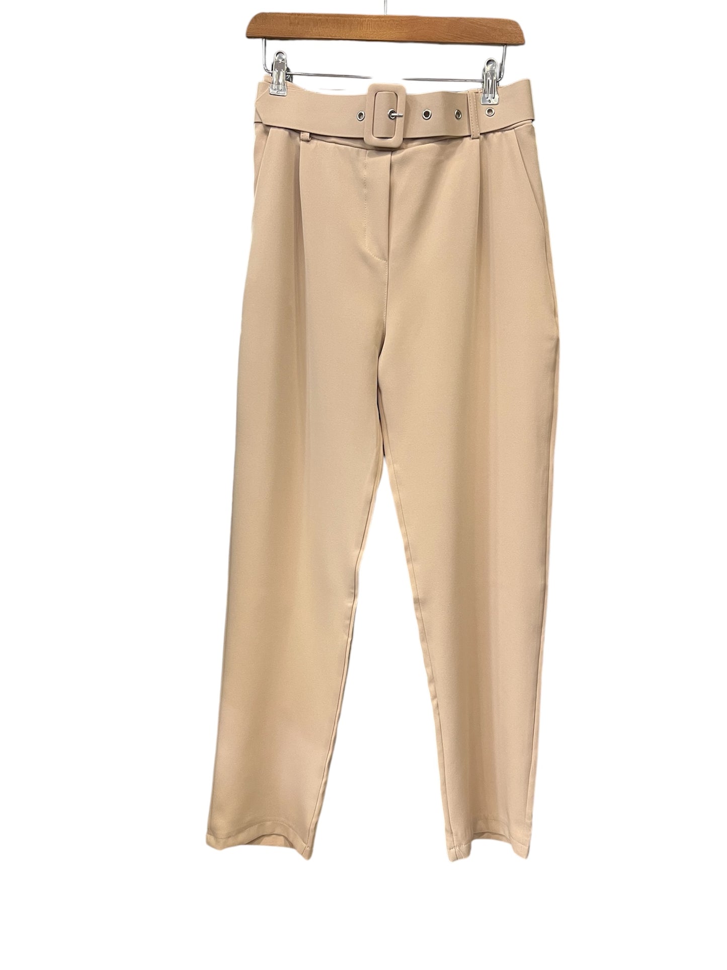 Belted Trouser Beige