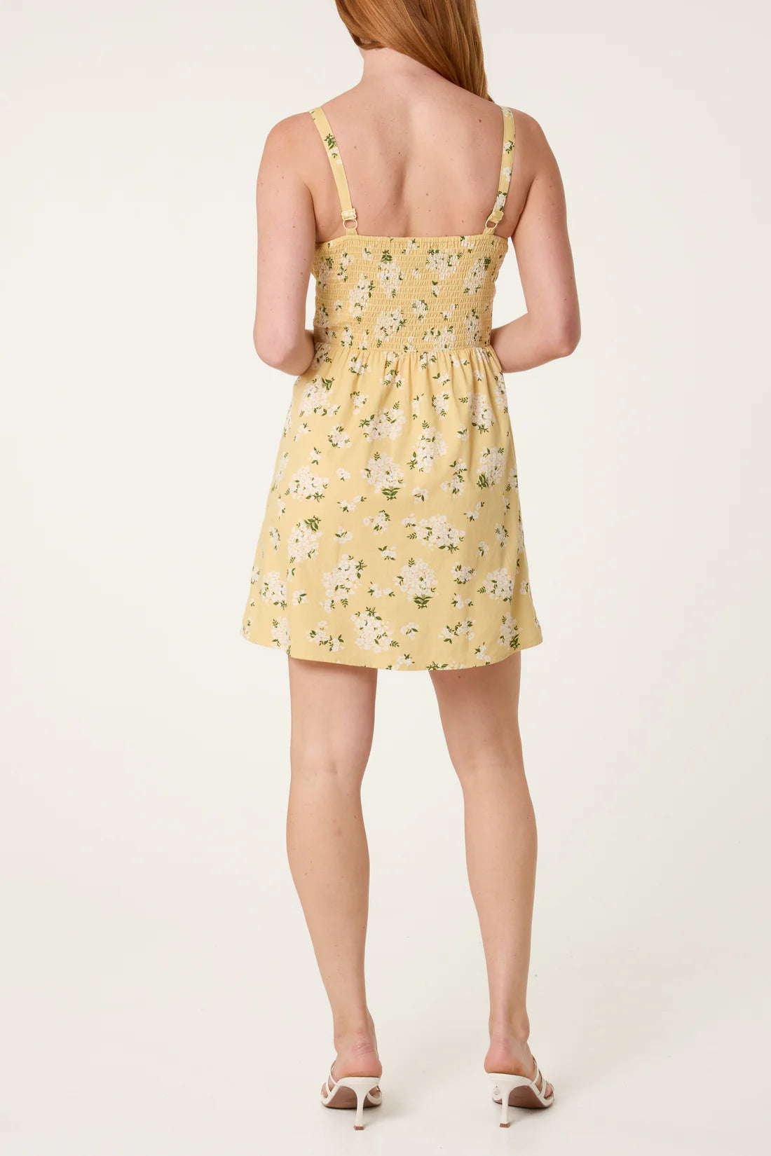 Milkmaid Dress Yellow