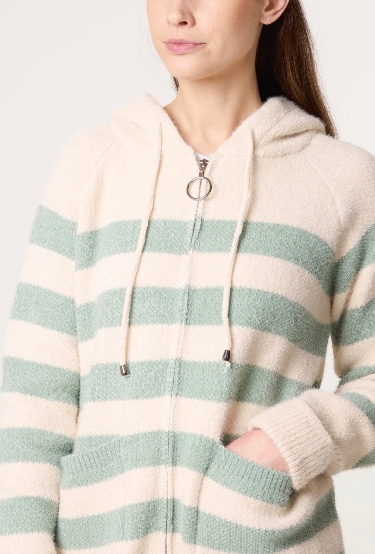 Soft Knit Hoodie with pockets