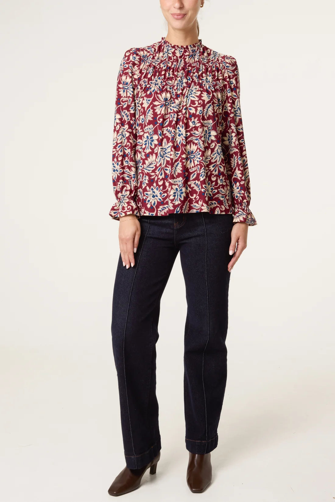 Burgundy Floral