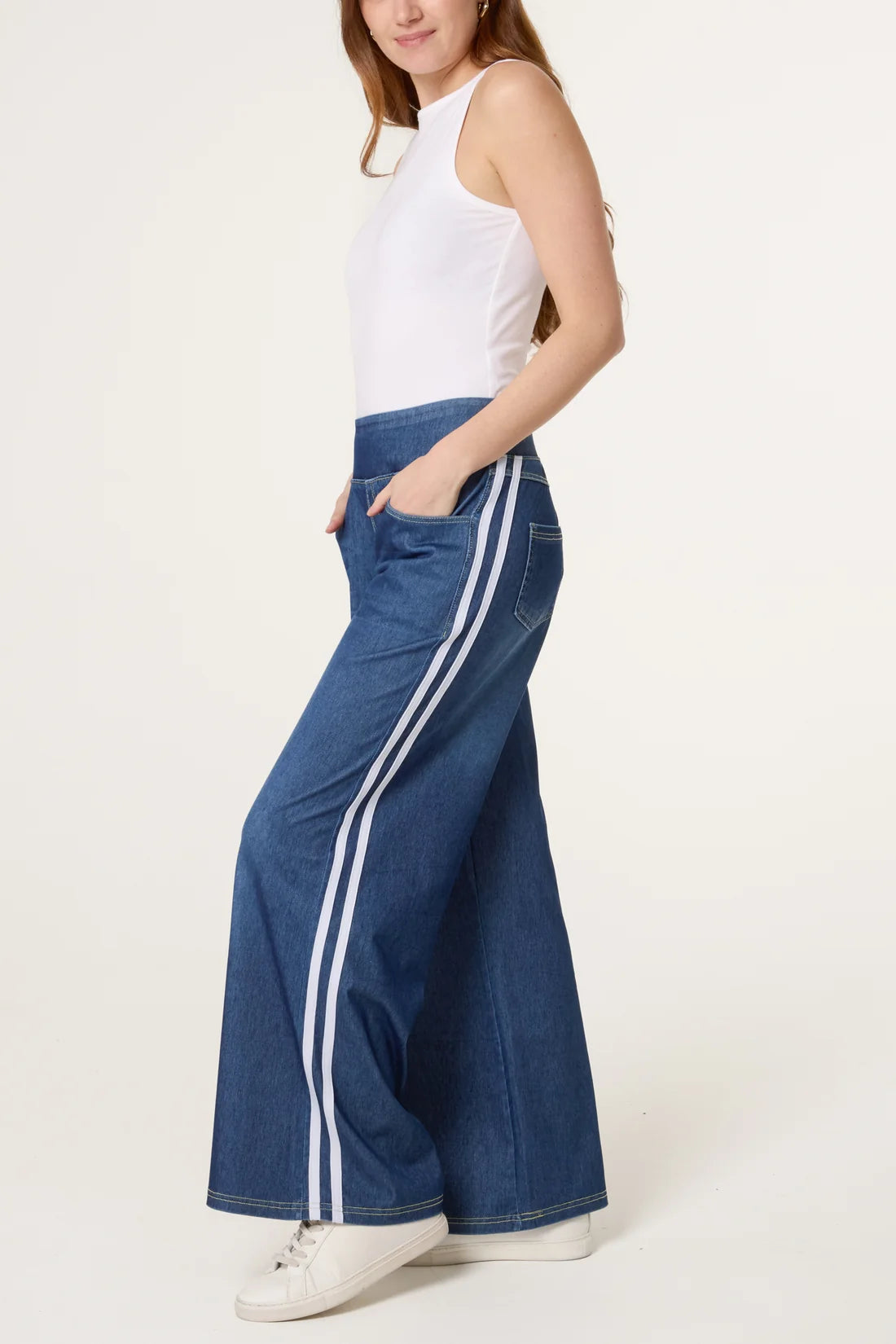 Stripe Jeans Denim