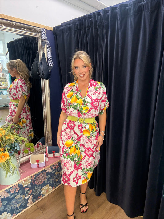 Lemon Print Tunic