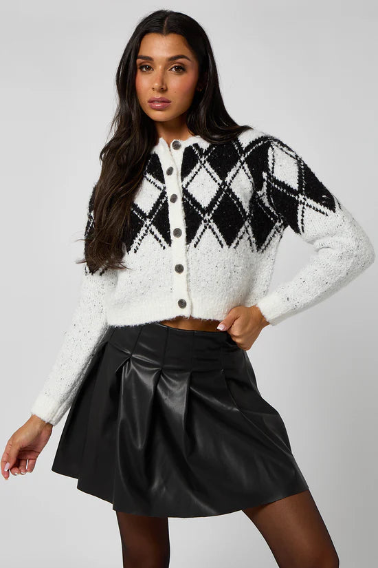 Argyle Cardi