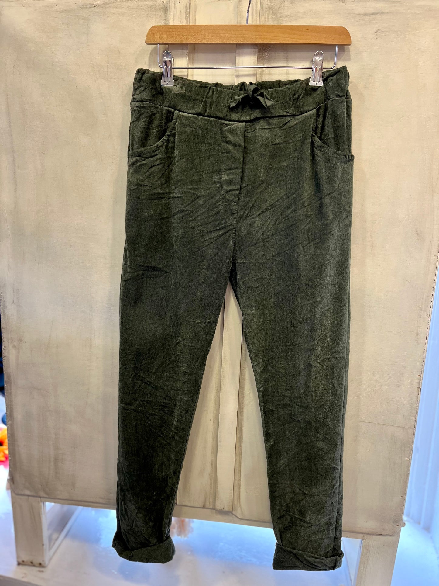 Cord Stretch Trousers