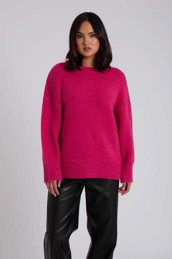 Plain Knit Pink