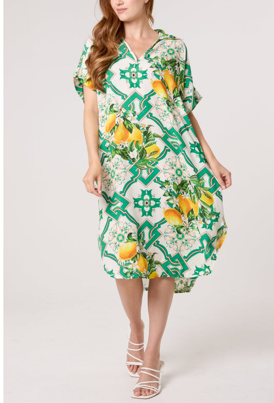 Lemon Print Tunic
