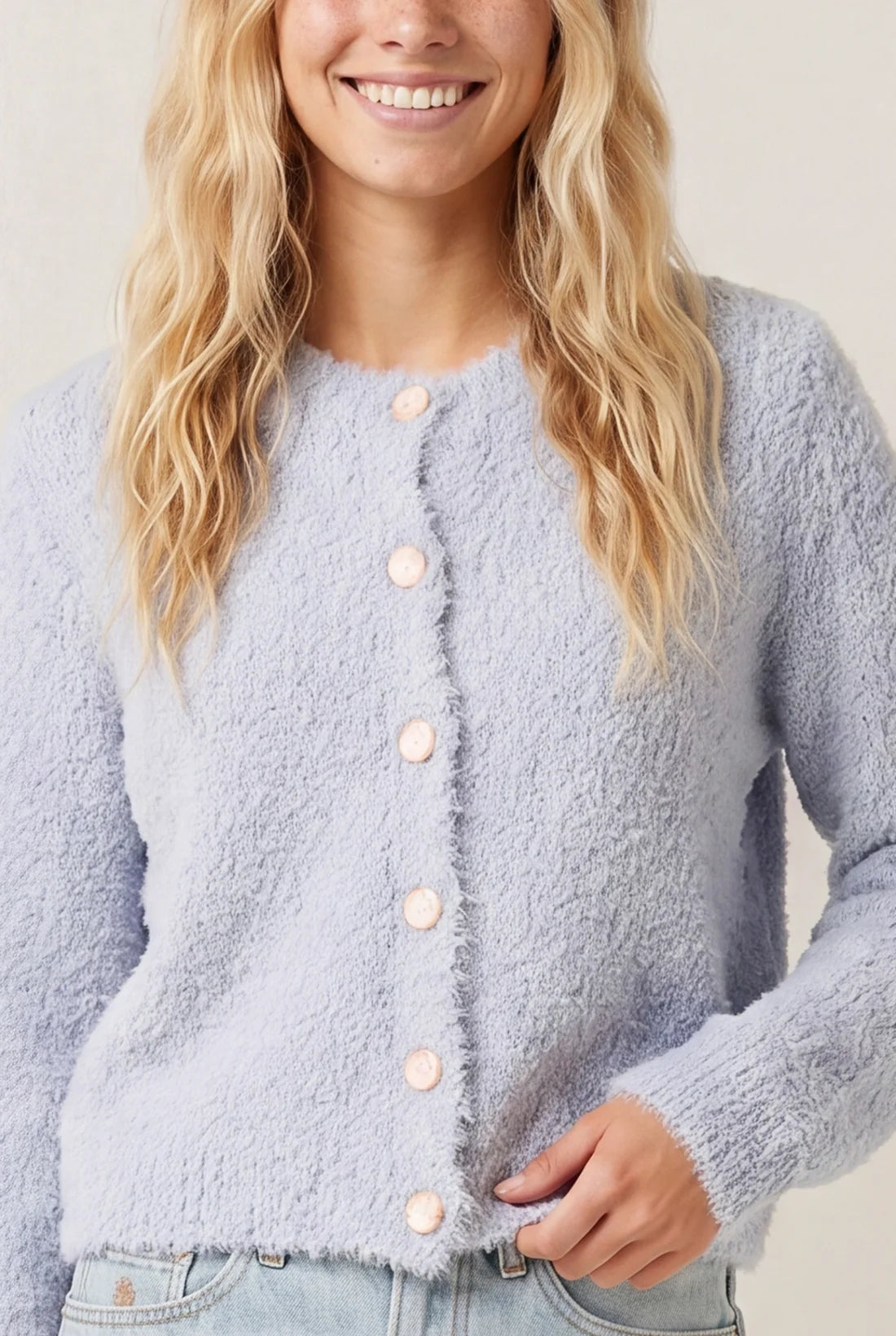 Snuggle Cardi Blue