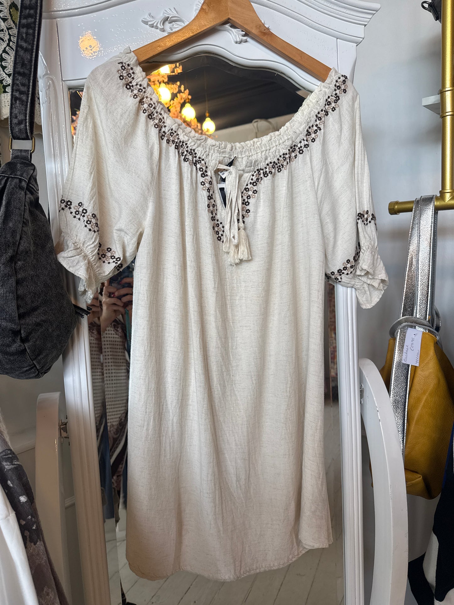 Cotton Beige Dress