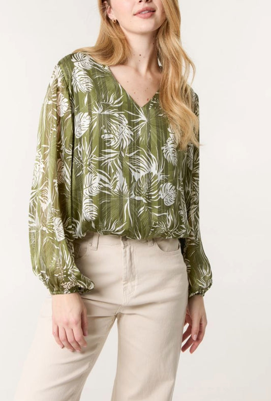 Leaf Print - Green
