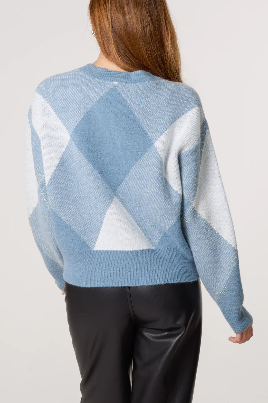 Diamond Knit Blue