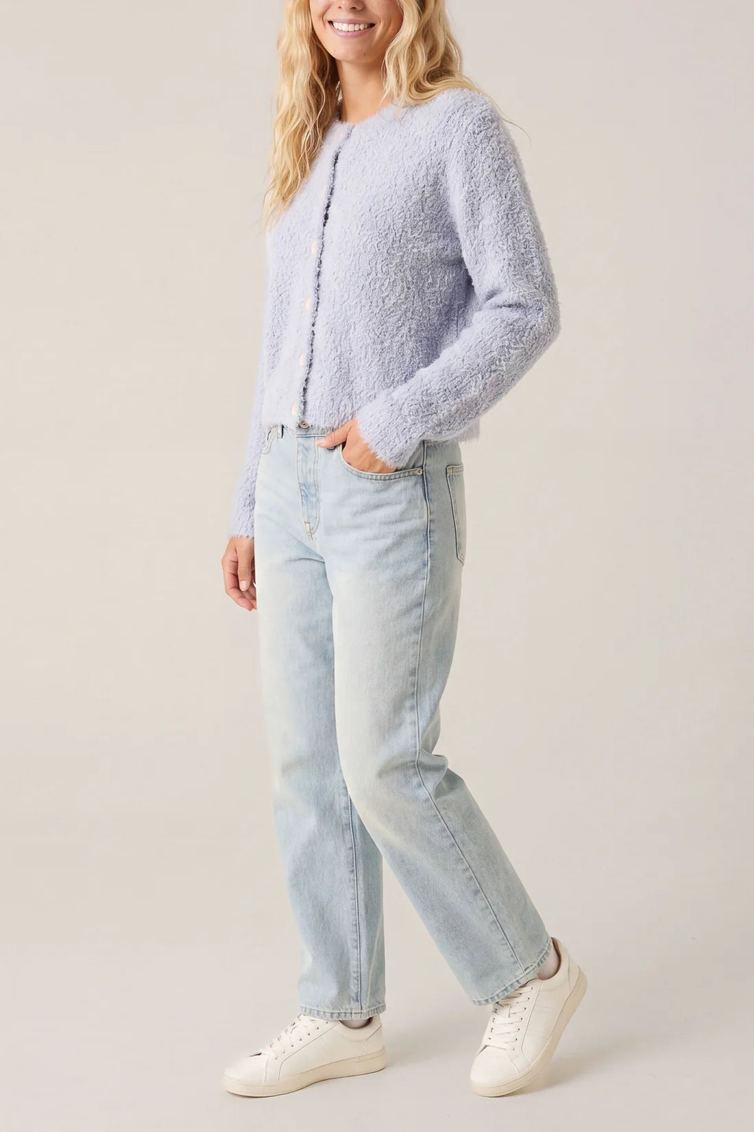 Snuggle Cardi Blue