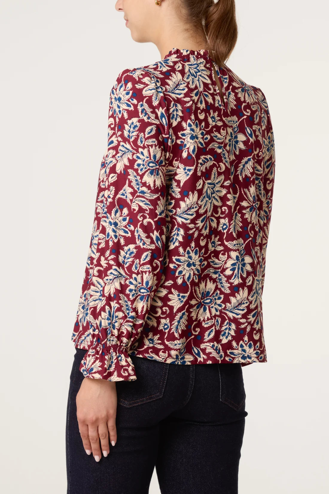 Burgundy Floral