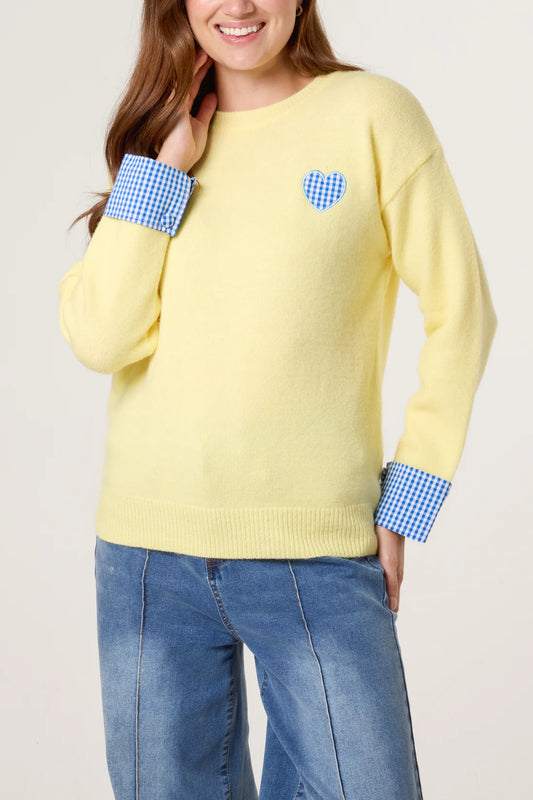 Lemon Heart Knit