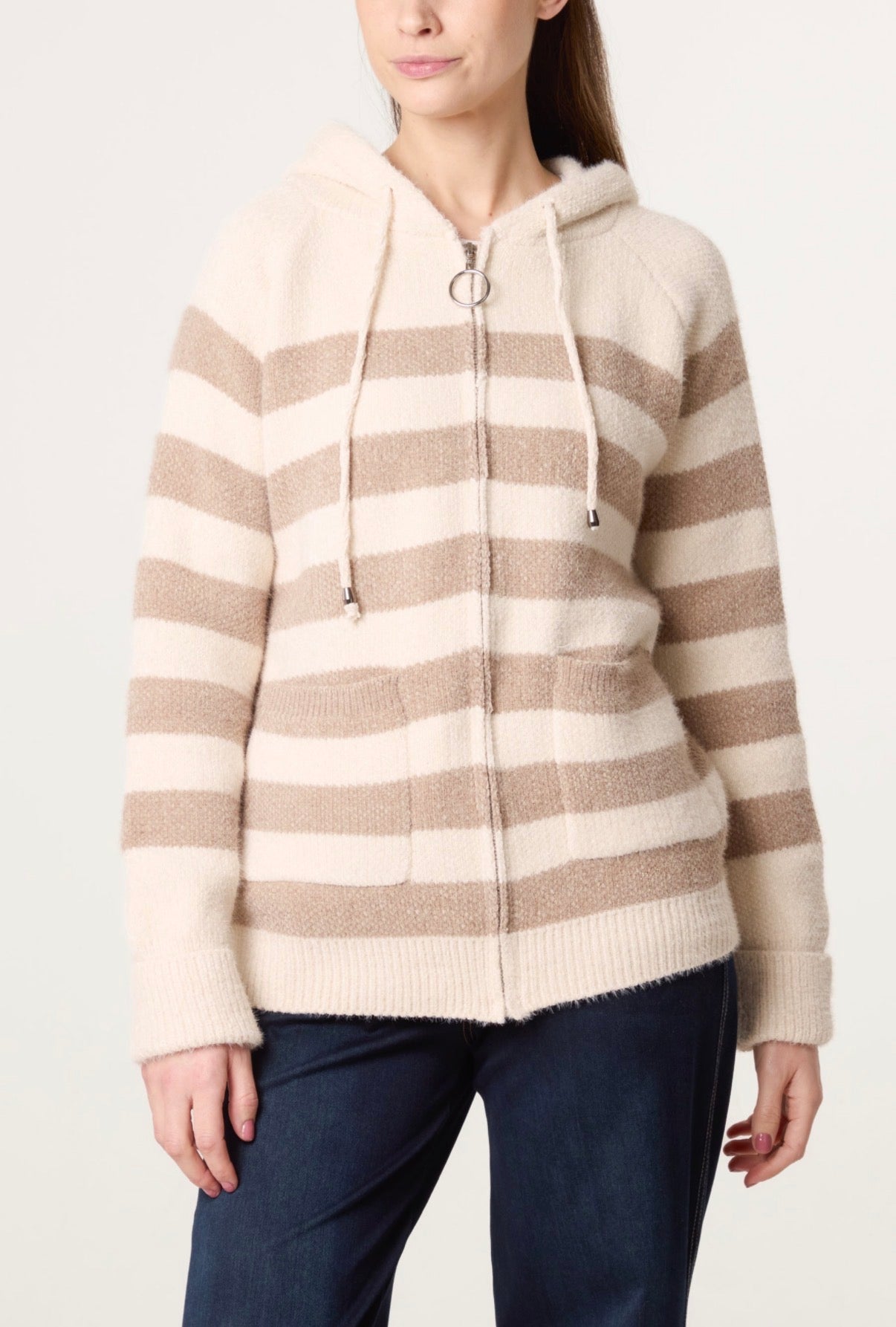 Soft Knit Hoodie with pockets