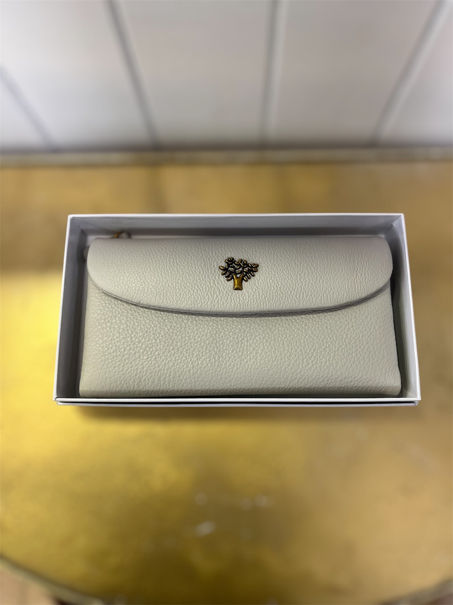 Large Leather Tree Purse