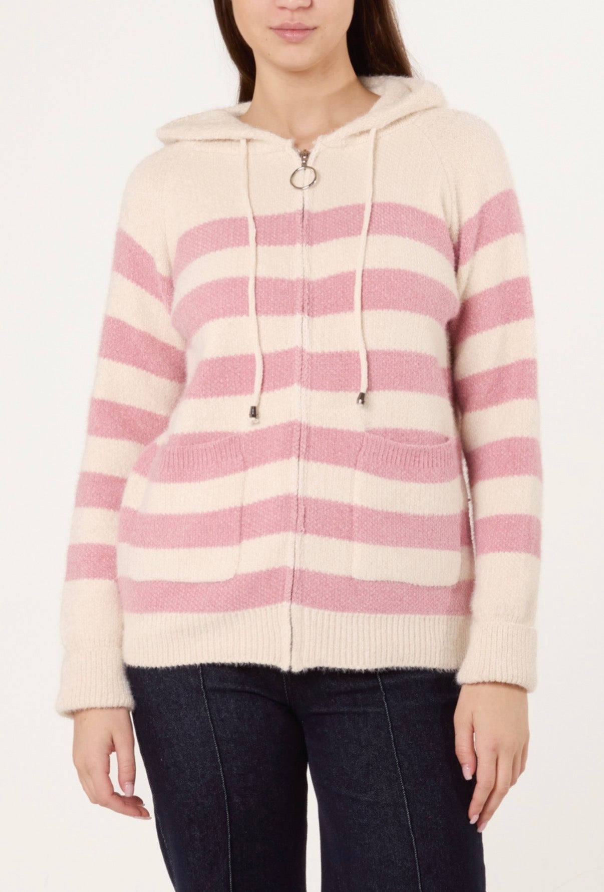 Soft Knit Hoodie with pockets