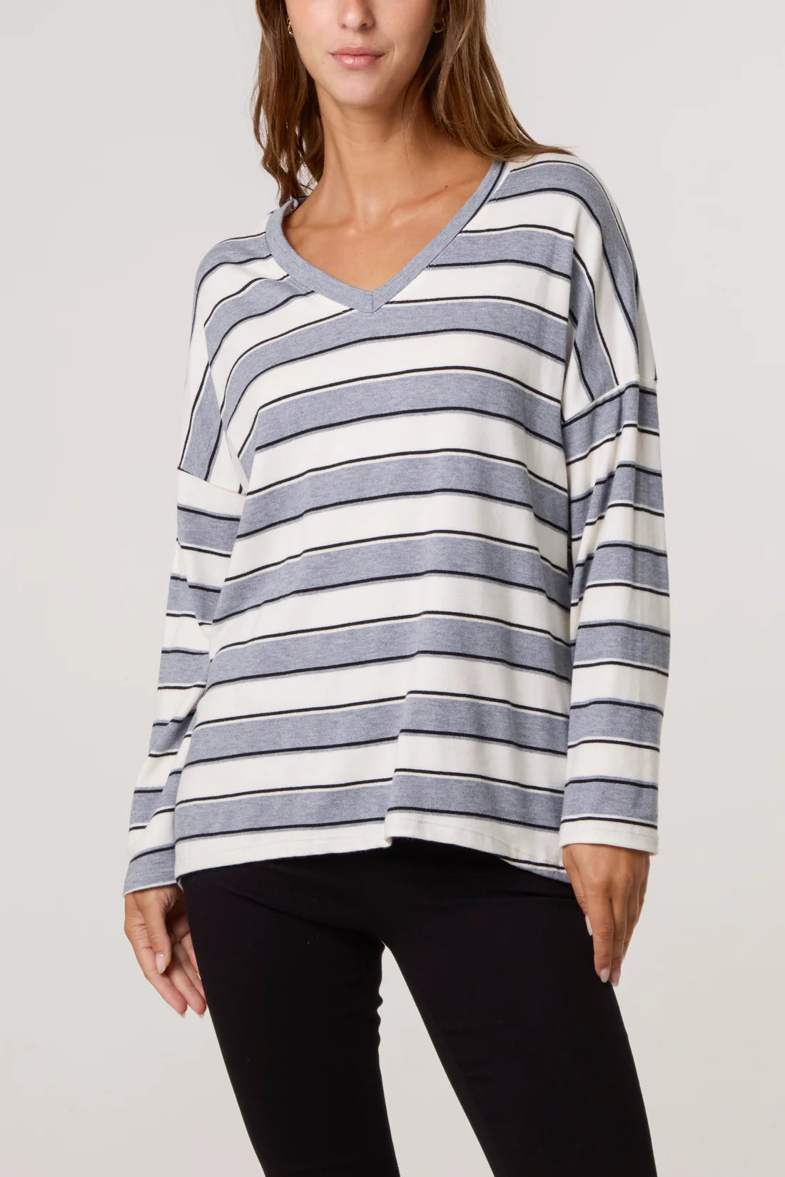 Stripe Fine Knit
