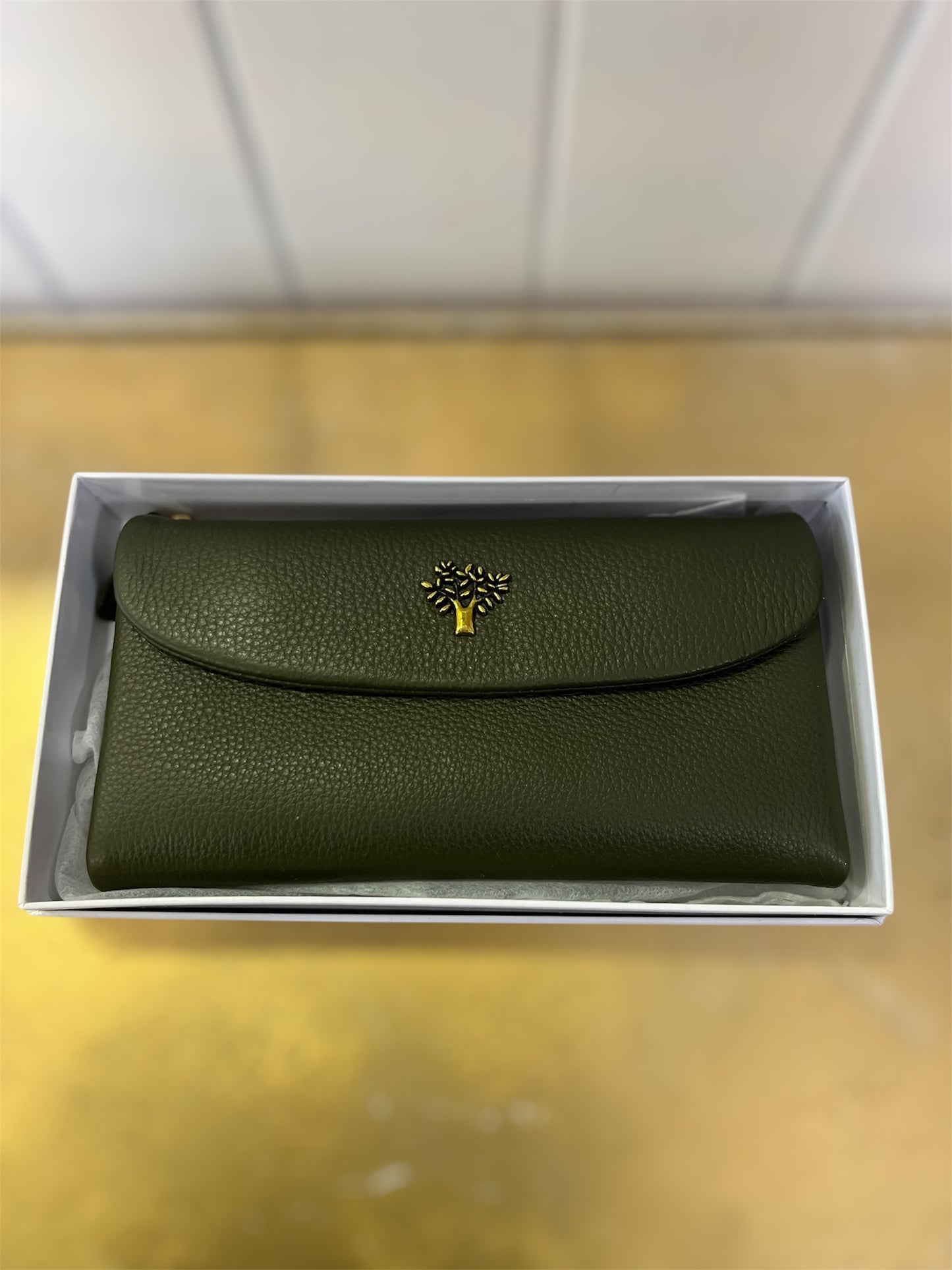 Large Leather Tree Purse