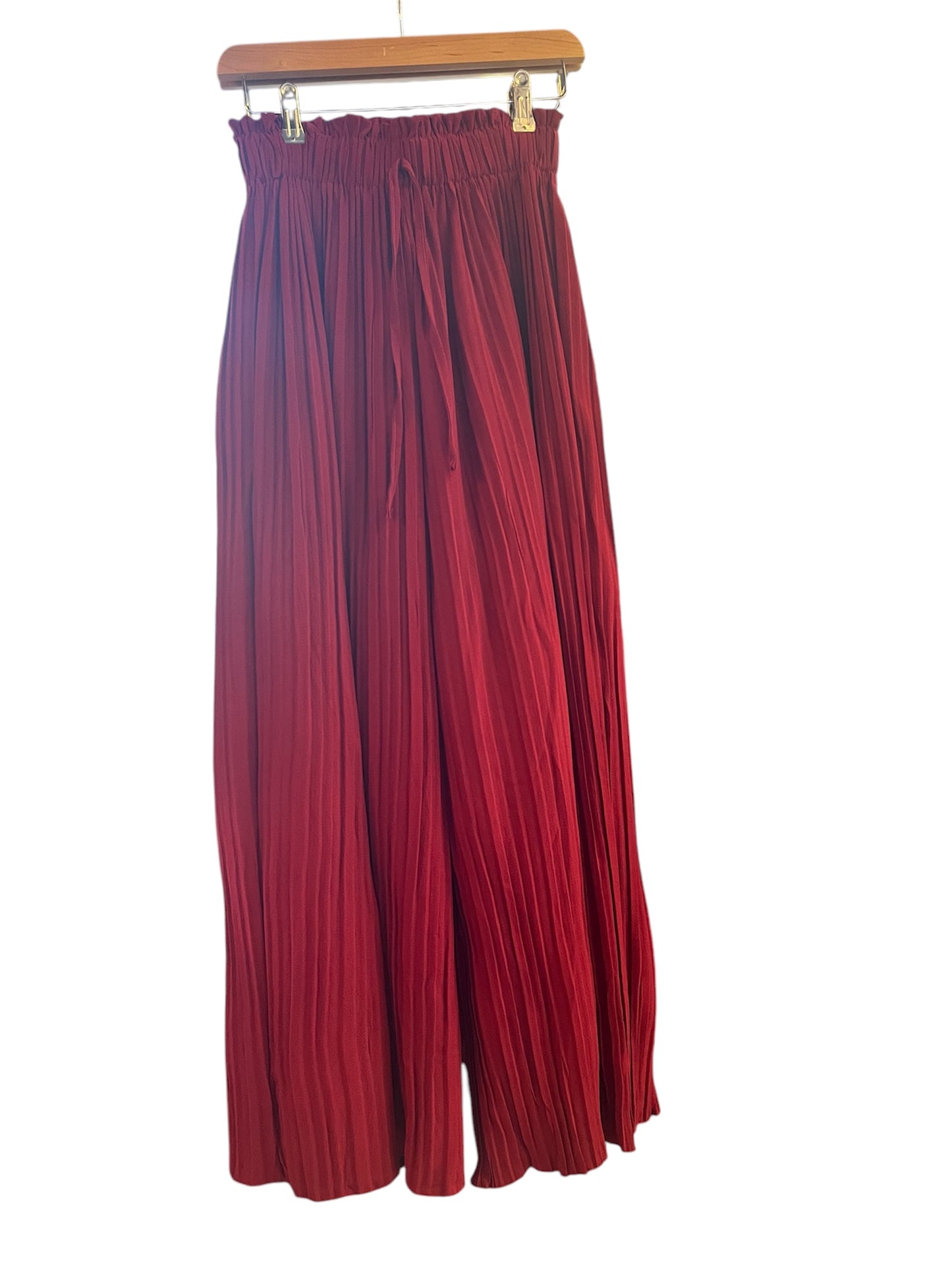 Wide Leg Pleated