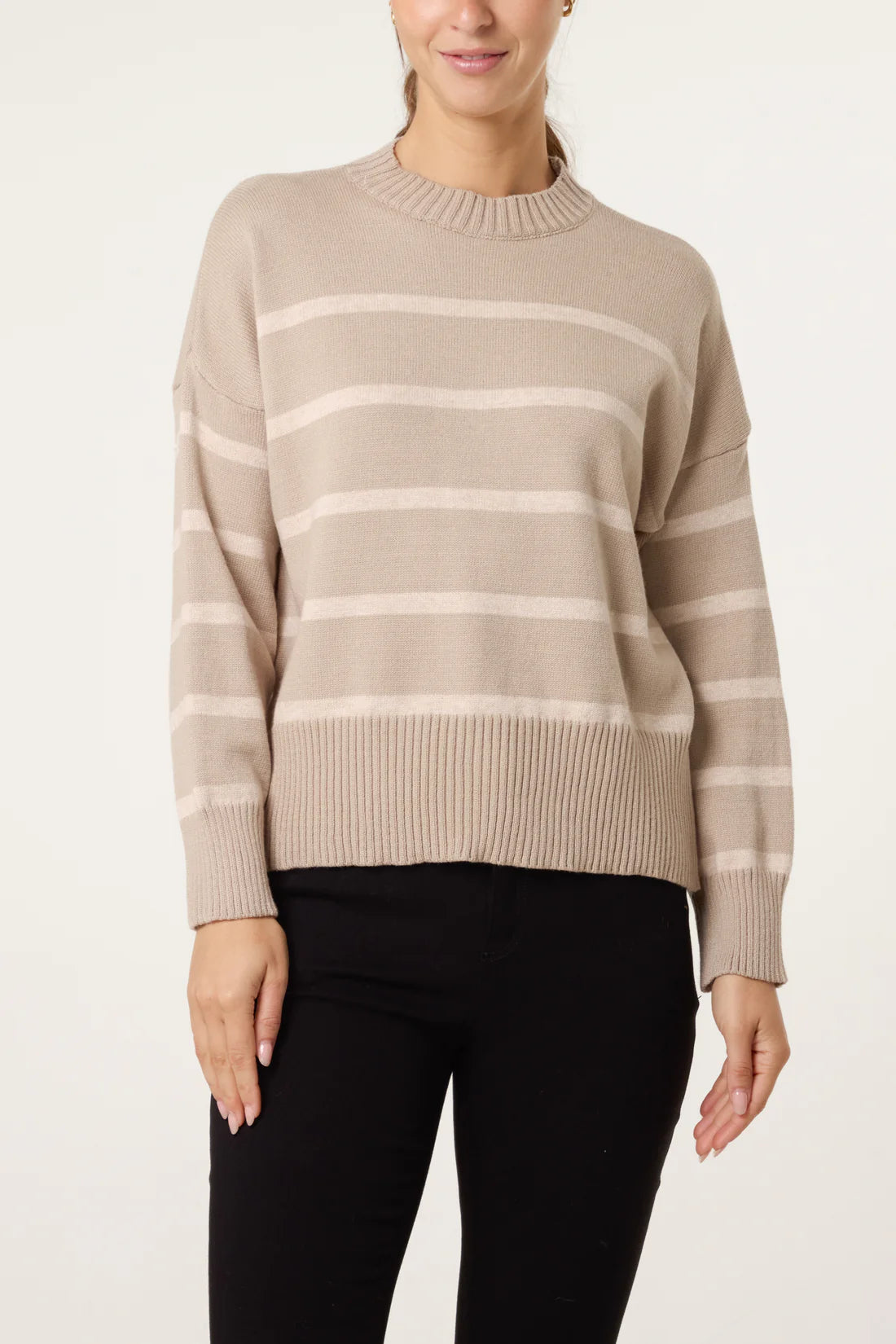 Stripe Jumper Mocha