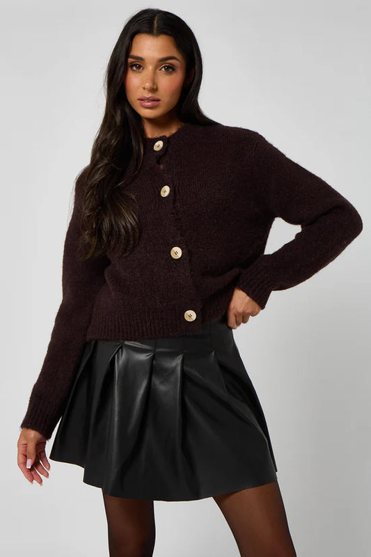 Chocolate Cardi