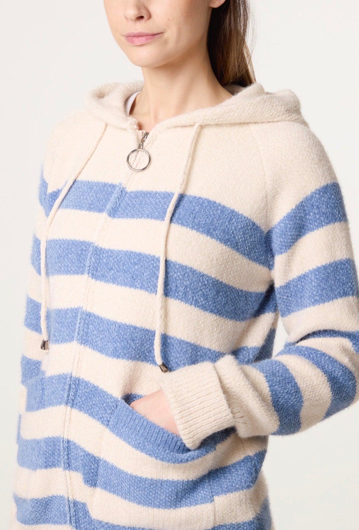 Soft Knit Hoodie with pockets