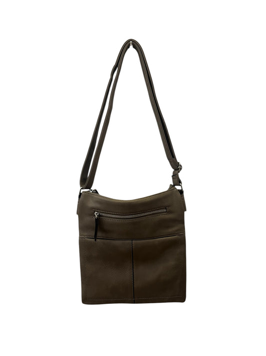 Zip Messenger Taupe