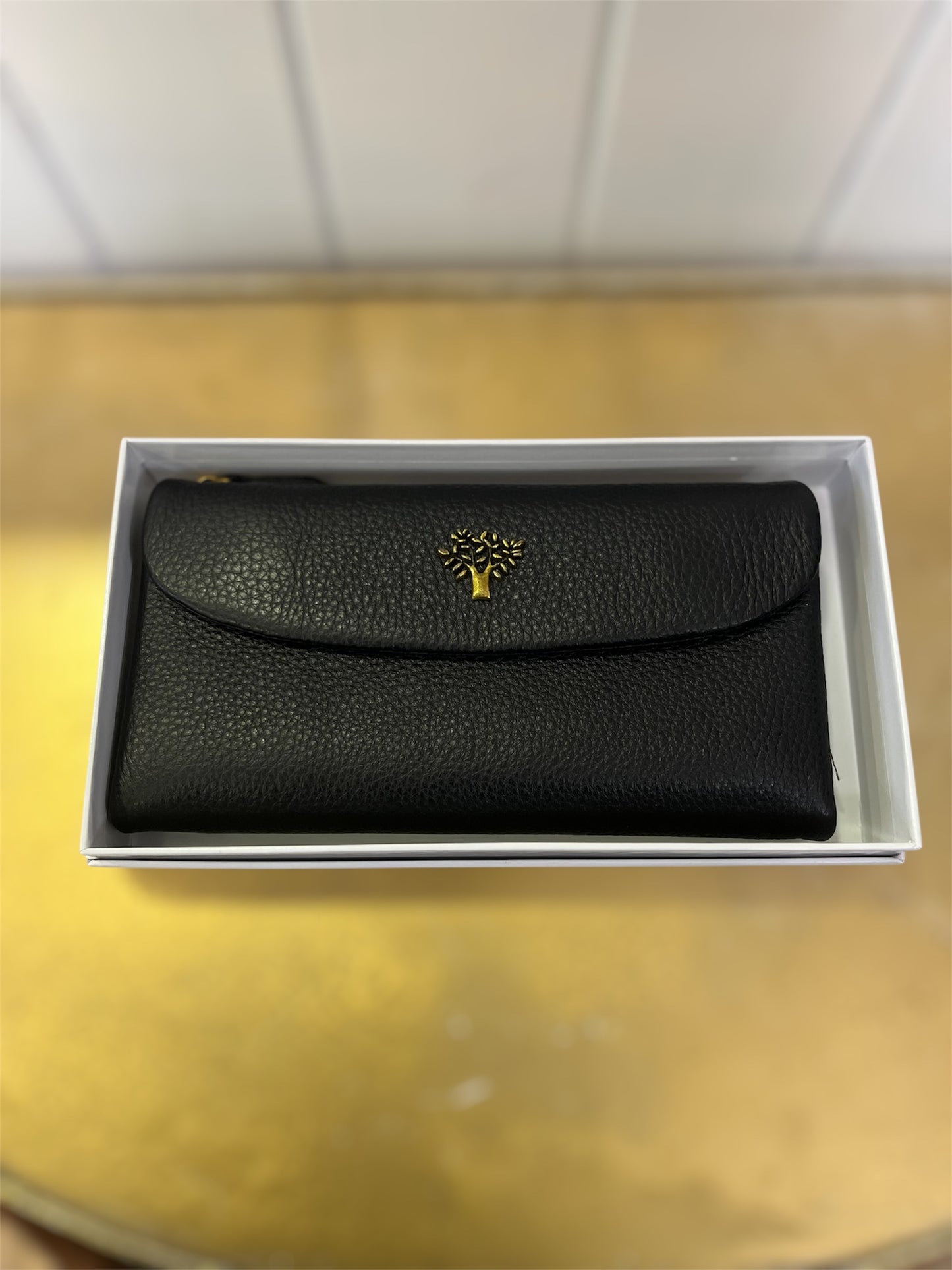 Large Leather Tree Purse