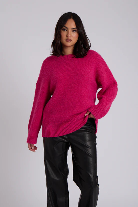 Plain Knit Pink