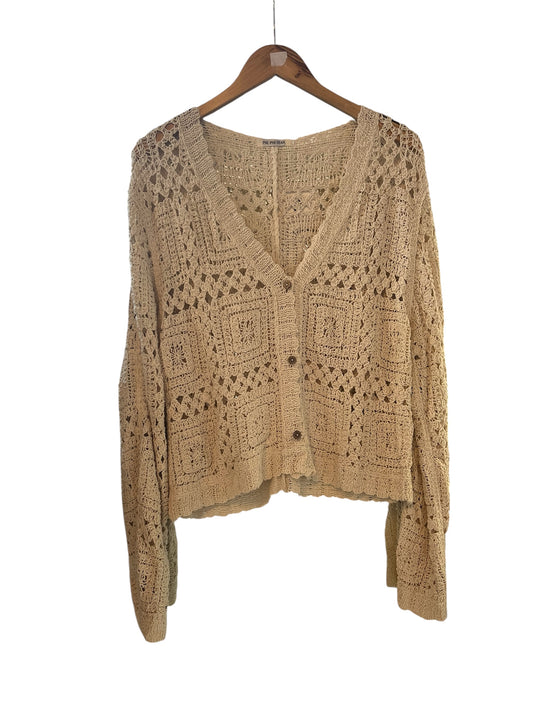 Crochet Card Beige