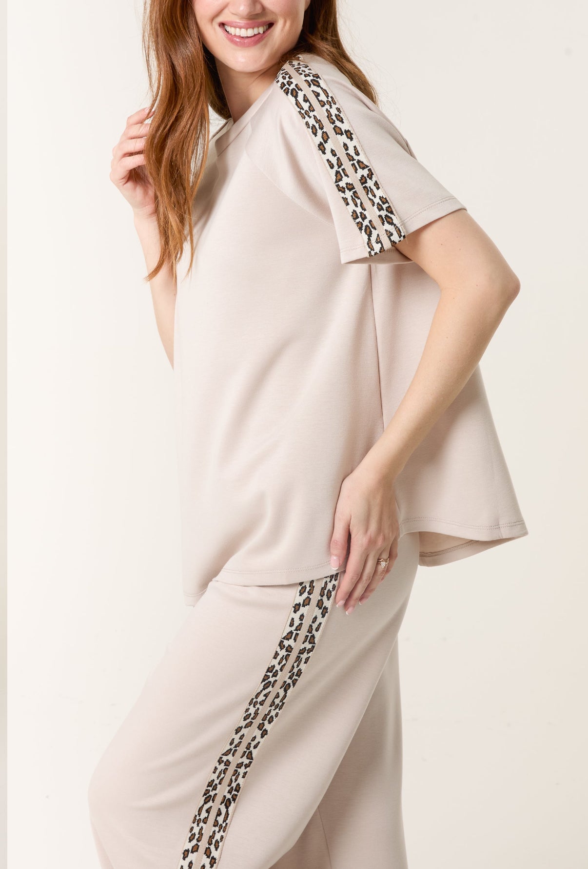 Leopard Suit BEIGE