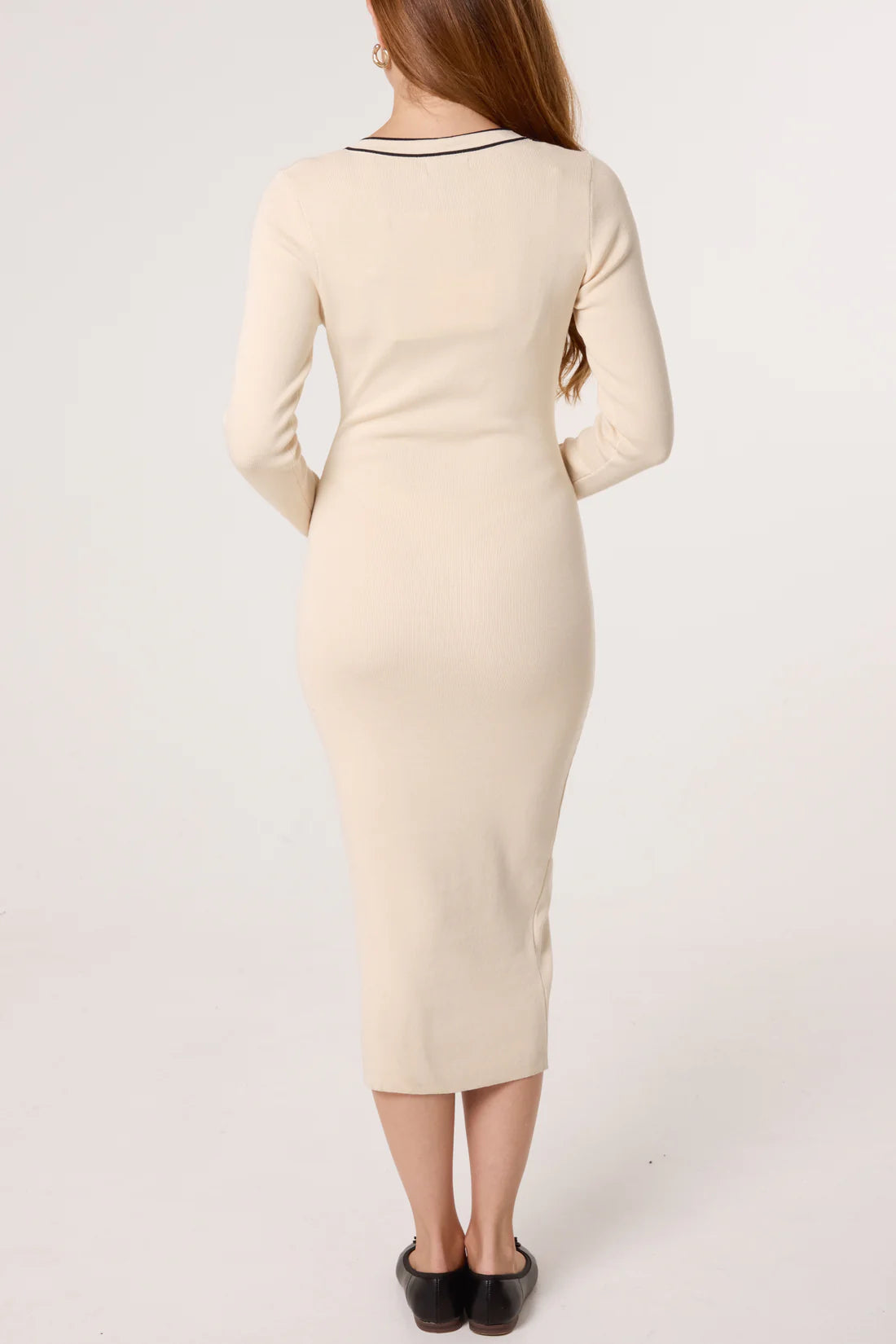 Gold Button Dress Stone