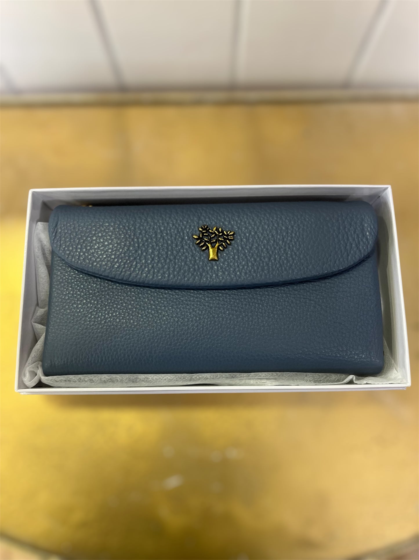 Large Leather Tree Purse