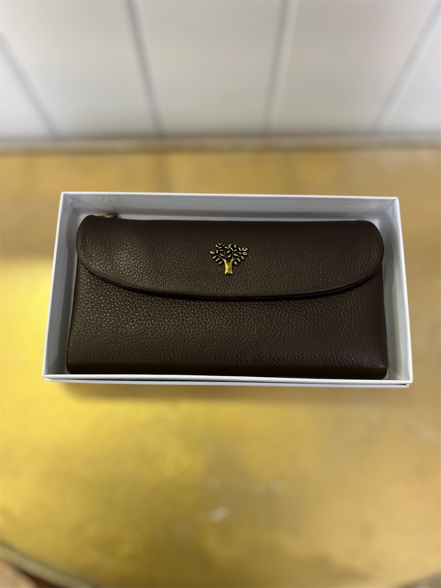 Large Leather Tree Purse