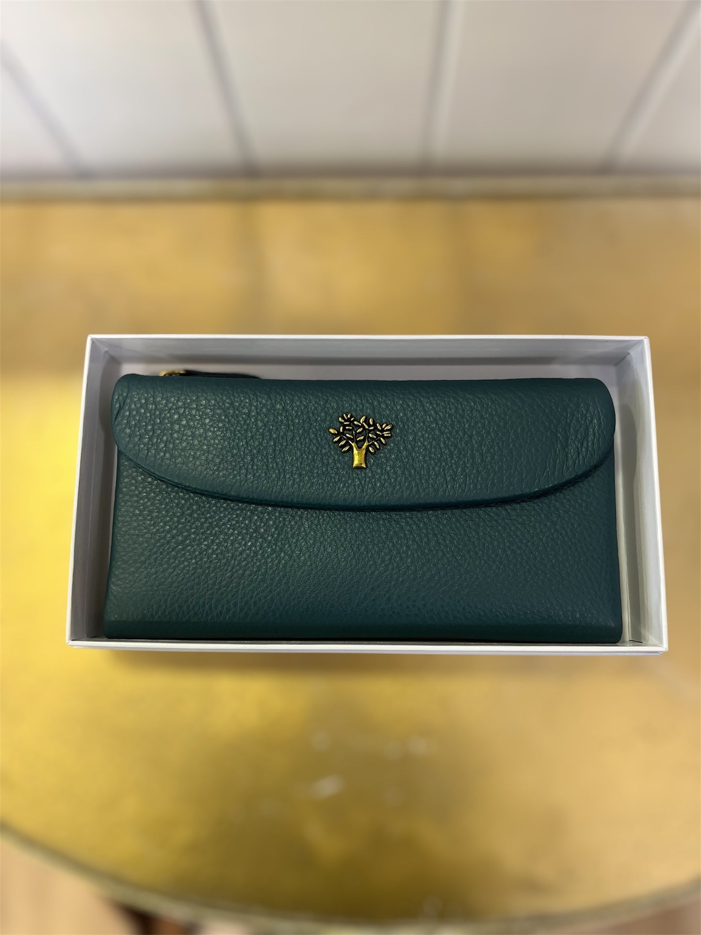 Large Leather Tree Purse