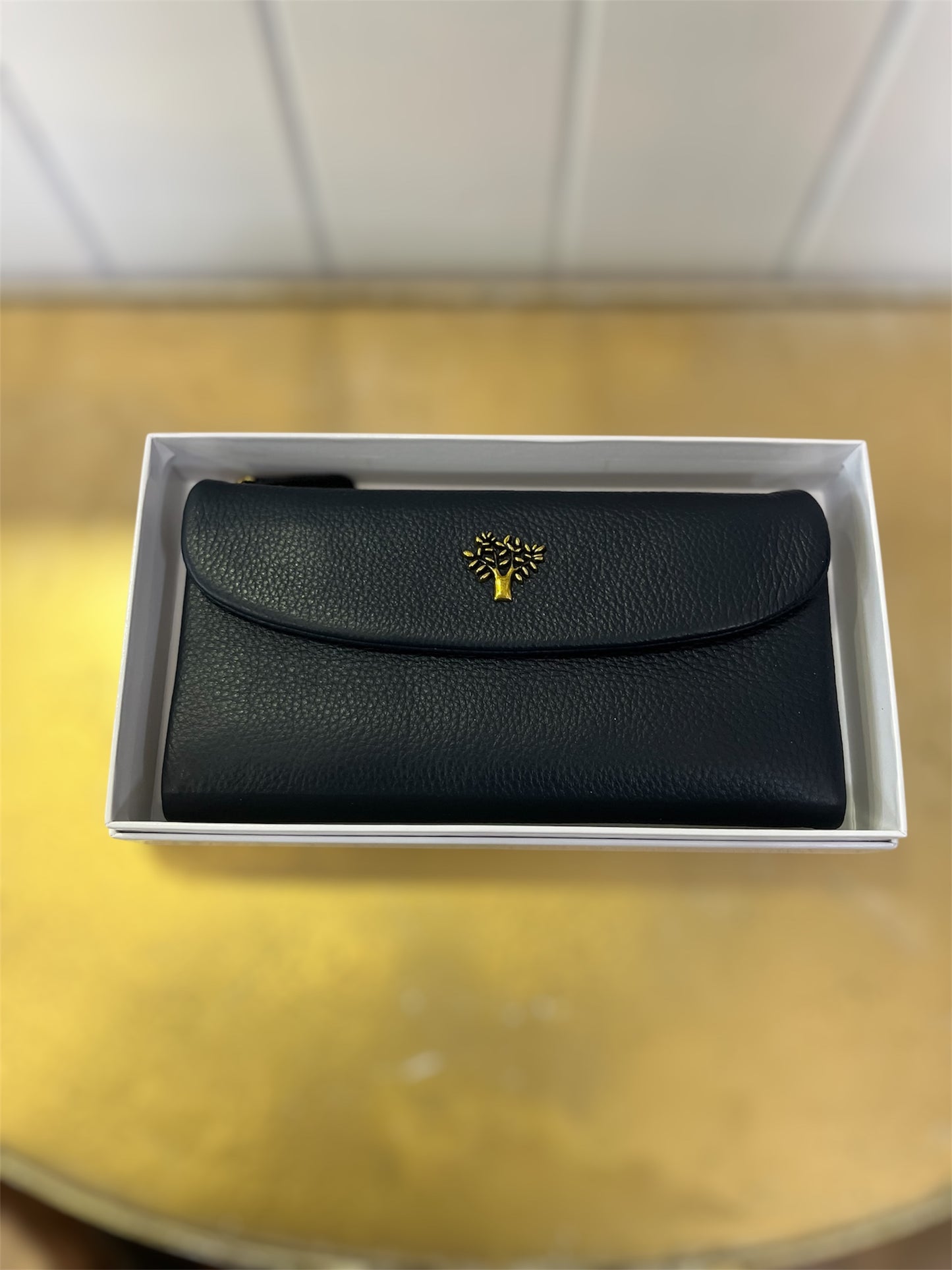 Large Leather Tree Purse