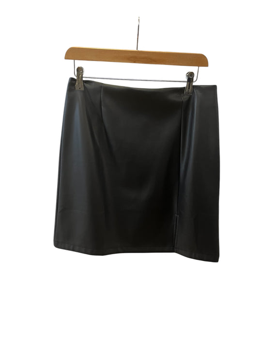 Leather Look Skirt