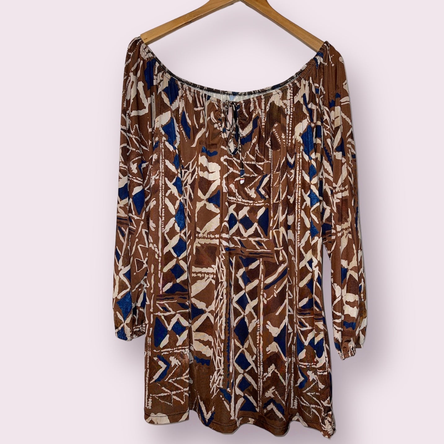 Slinky Printed Top